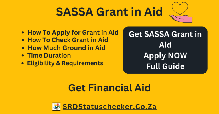 Get SASSA Grant in Aid How To Apply Official Method 2025