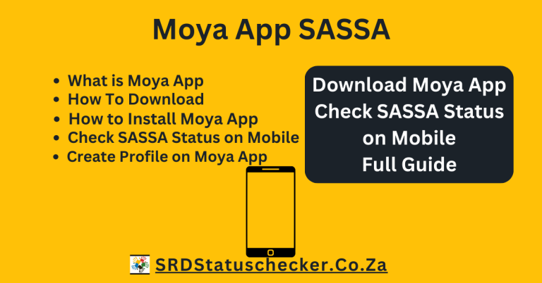 Download & Install SASSA App Moya on Android & iphone