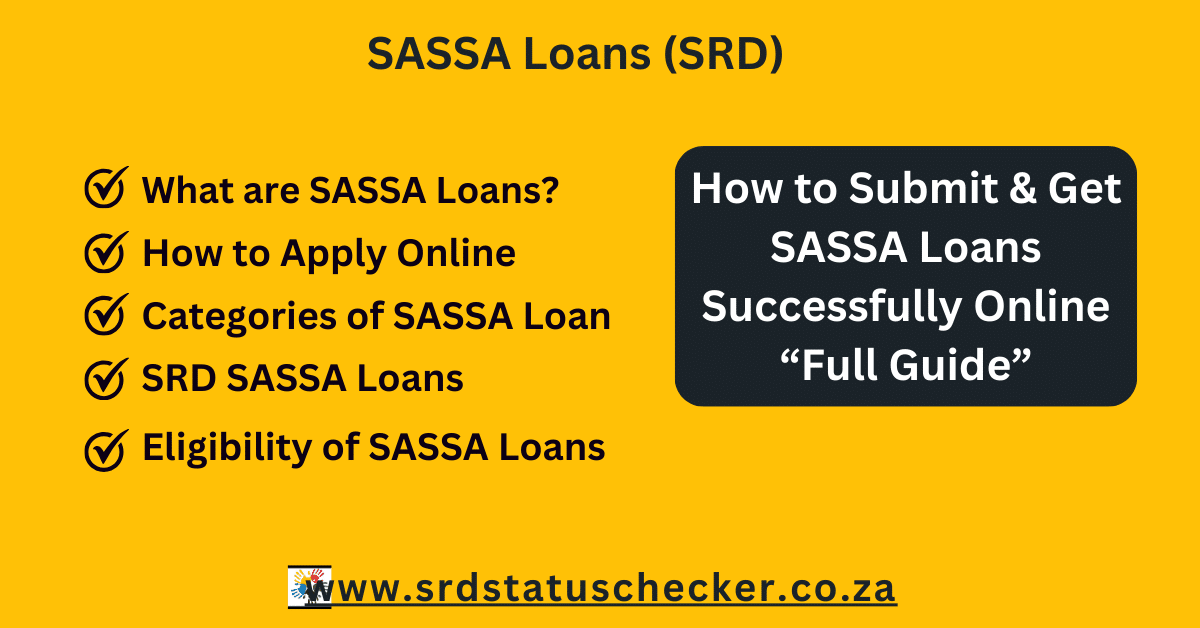 Apply SASSA Loans Online