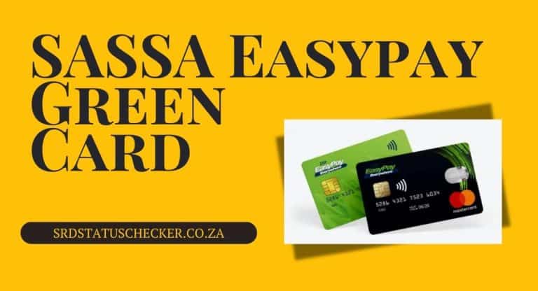 SASSA Easypay Green Card