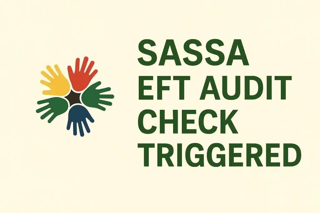 SASSA EFT Audit Check Triggered